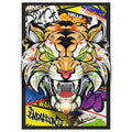 Cyber Tiger Print by Ding (A4) image 0