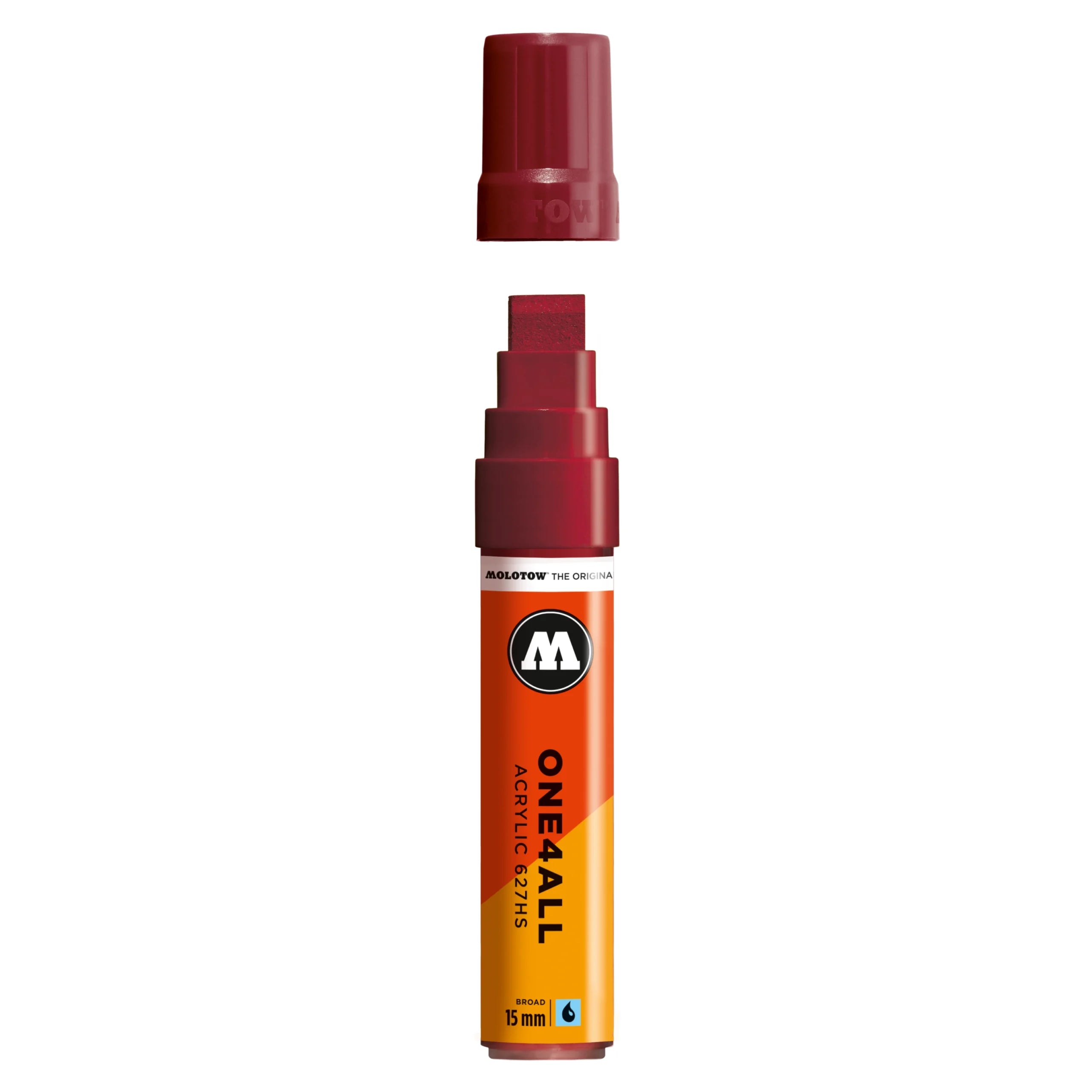 Molotow ONE4ALL 627HS Acrylic Marker (15mm) - Burgundy image