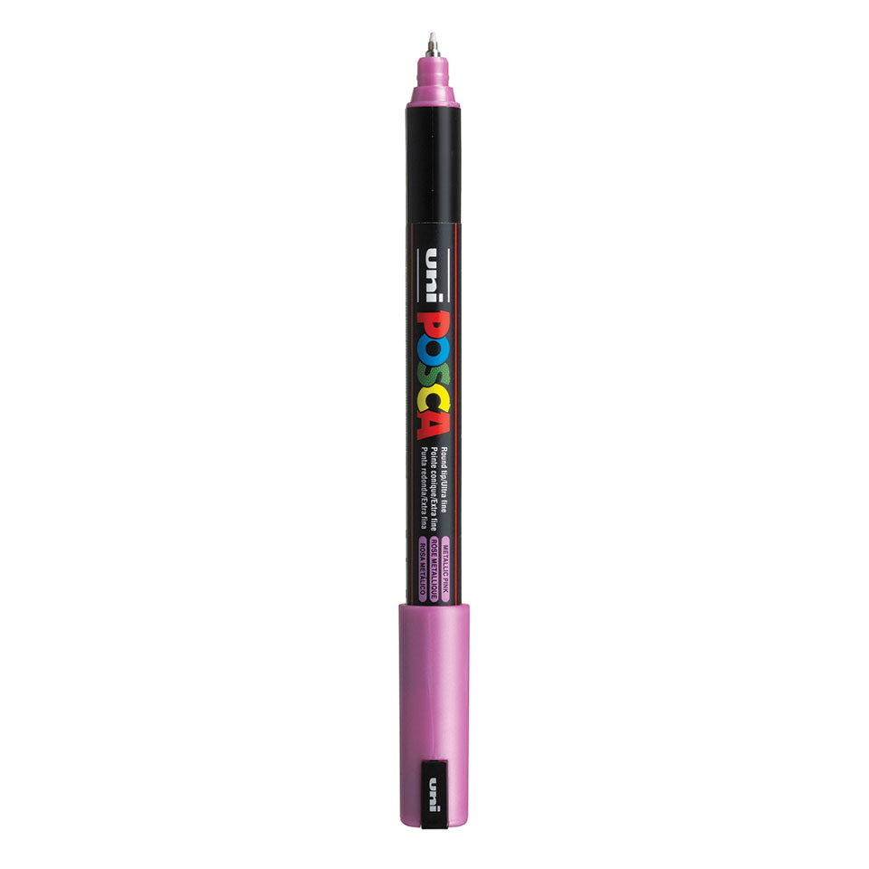 Posca PC-1MR Acrylic Marker (Ultra Fine) - Metallic Pink image