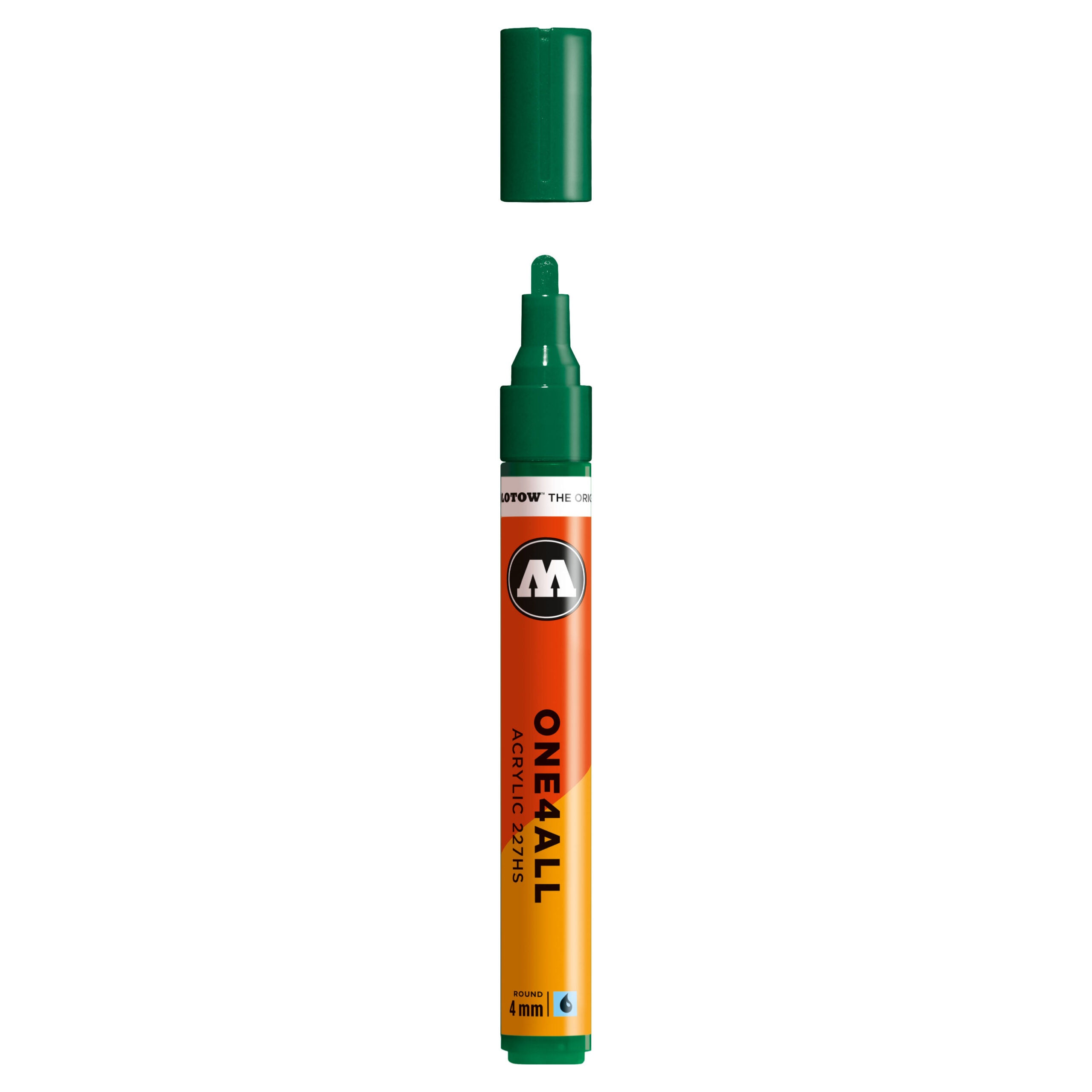 Molotow ONE4ALL 227HS Acrylic Marker (4mm) - Mister Green image