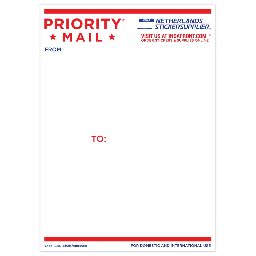 Priority Mail Stickers (50 pcs.) image 0