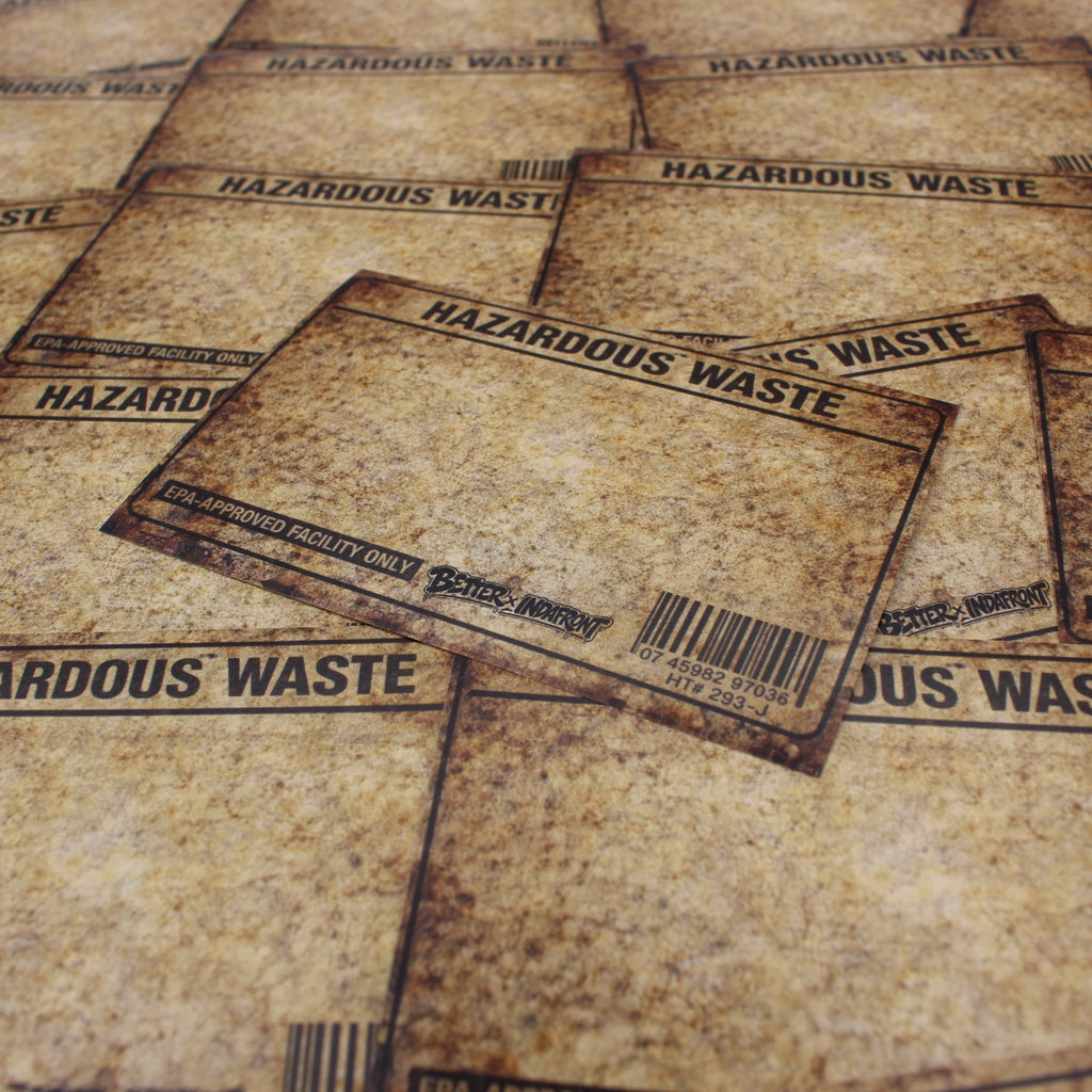 Hazardous Waste Graffiti Stickers (50 pcs.) image 2