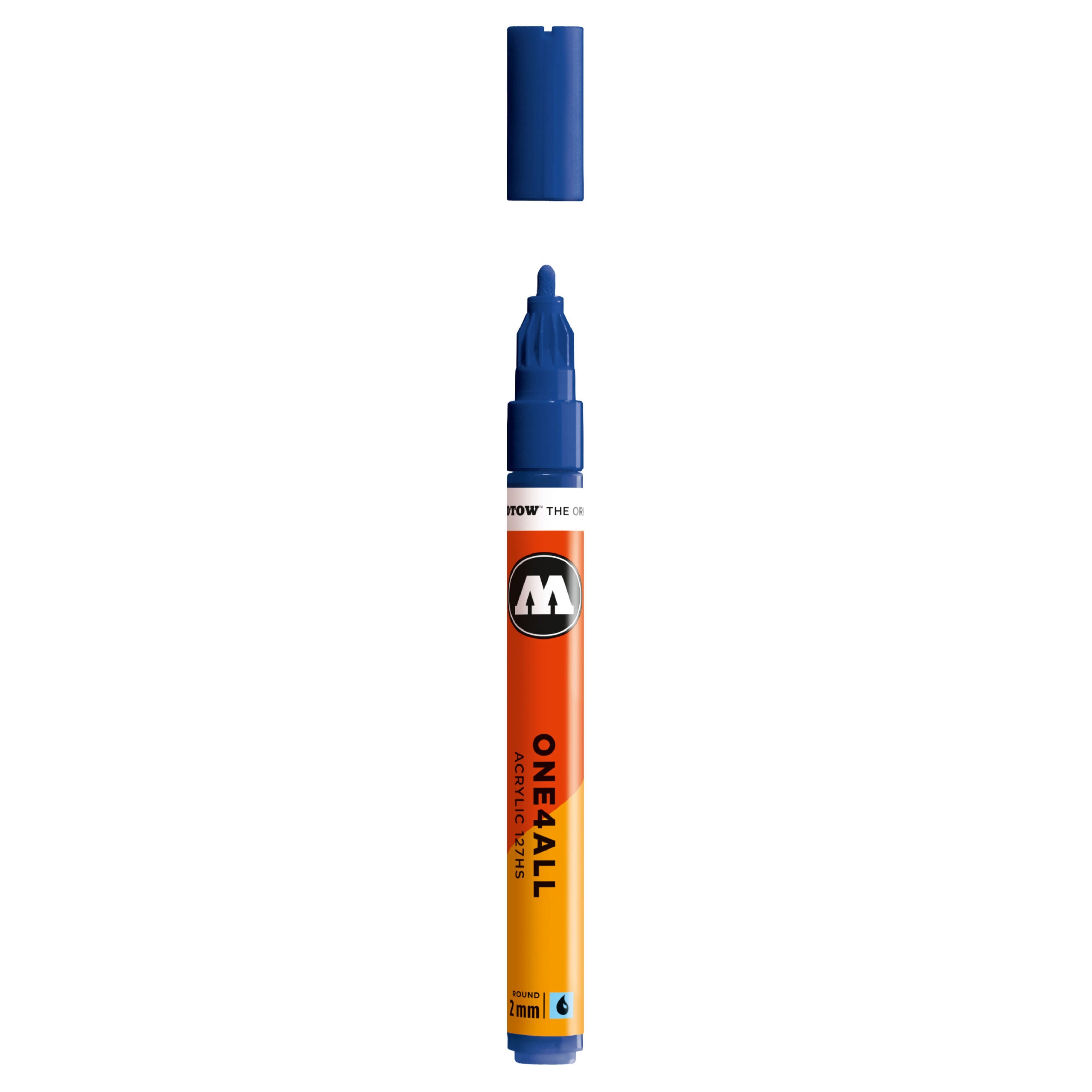Molotow ONE4ALL 127HS Acrylic Marker (2mm) - True Blue image