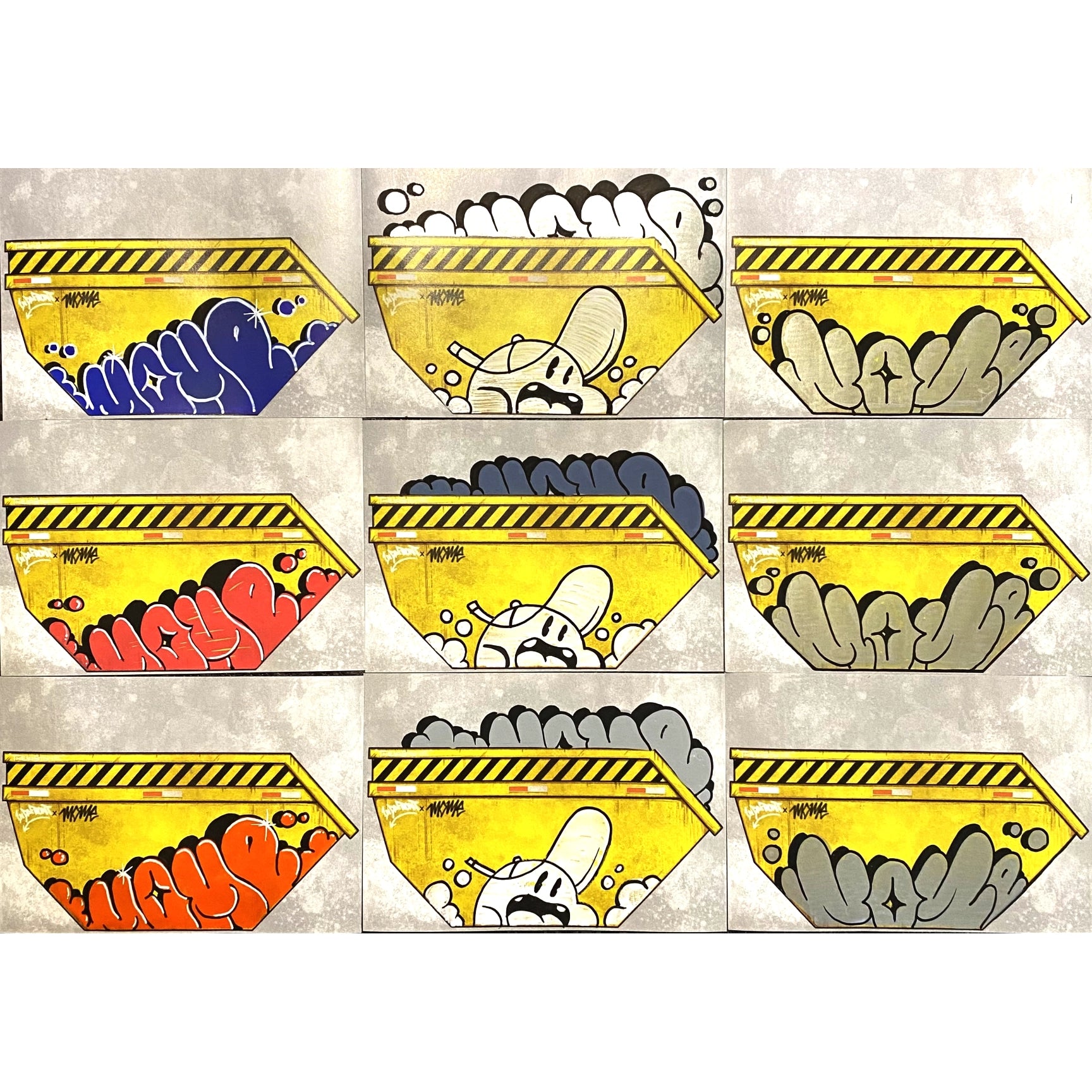 Yellow Container Stickers (50 pcs.) image 4