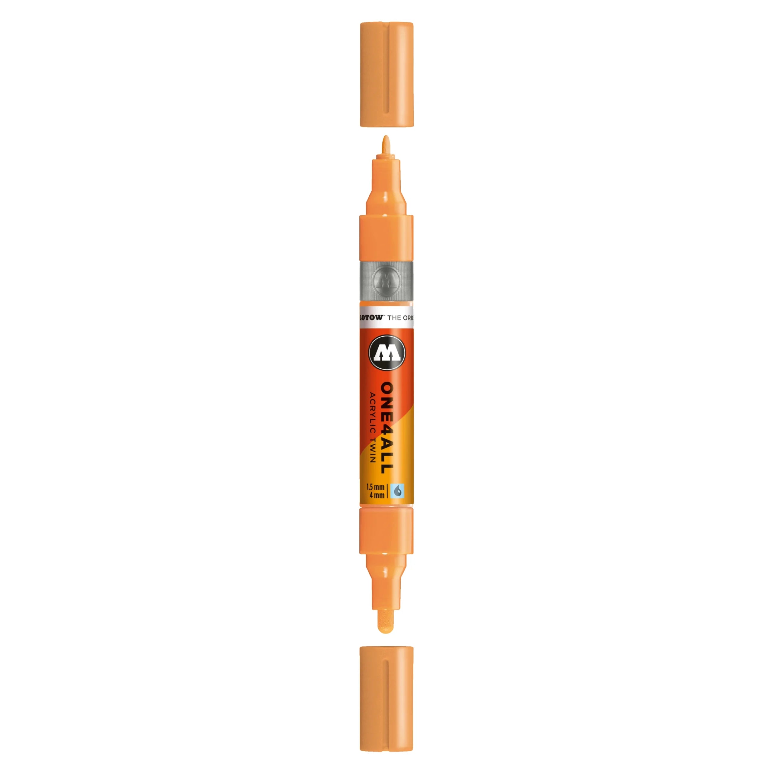 Molotow ONE4ALL Acrylic TWIN Marker (1.5-4mm) - Goldfish image