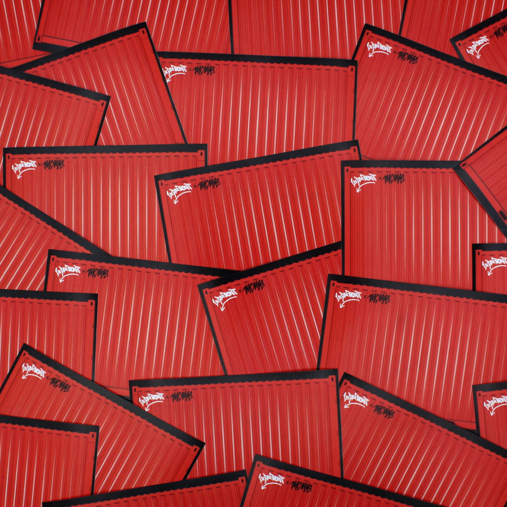 Container Stickers Red (50 pcs.) image 3