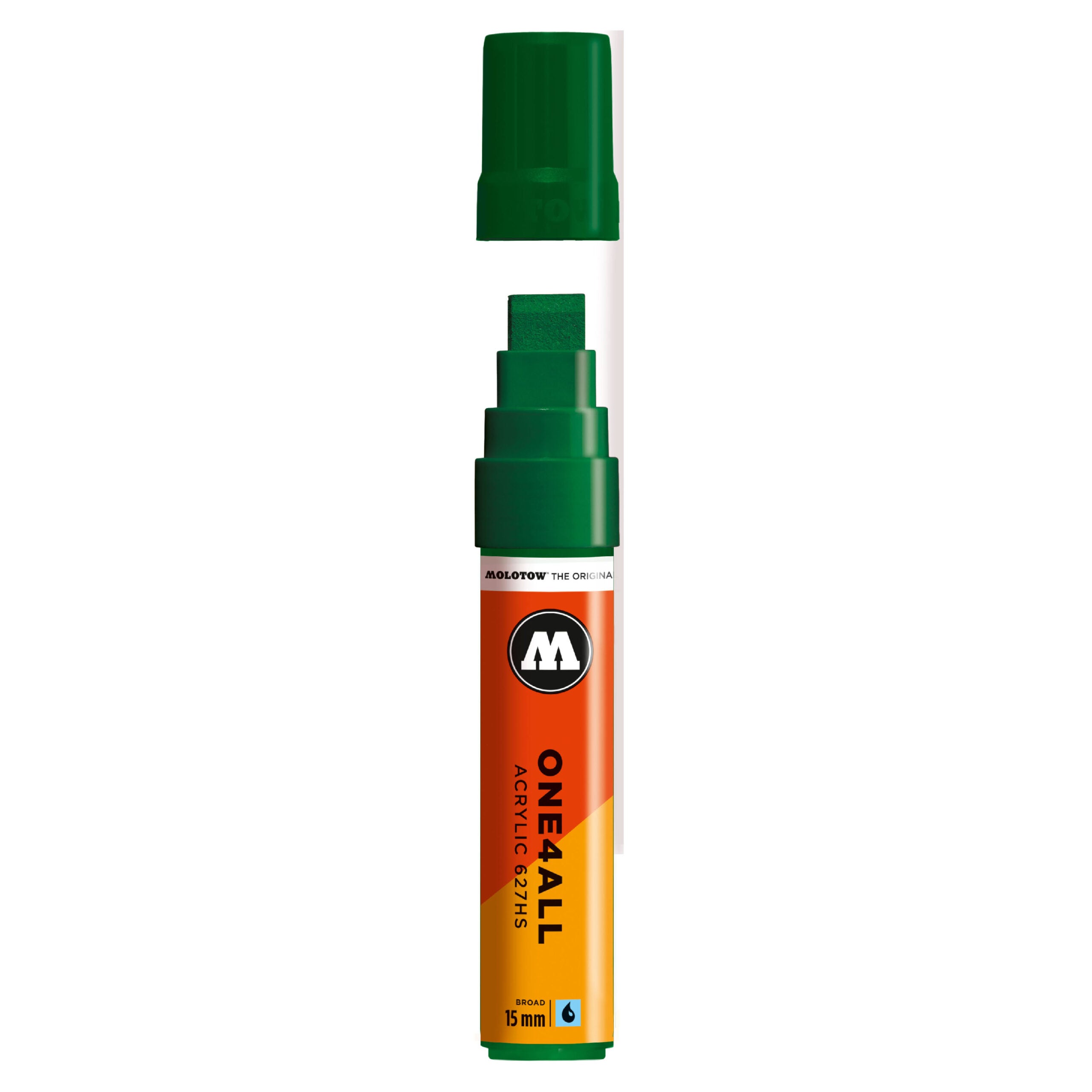 Molotow ONE4ALL 627HS Acrylic Marker (15mm) - Mister Green image