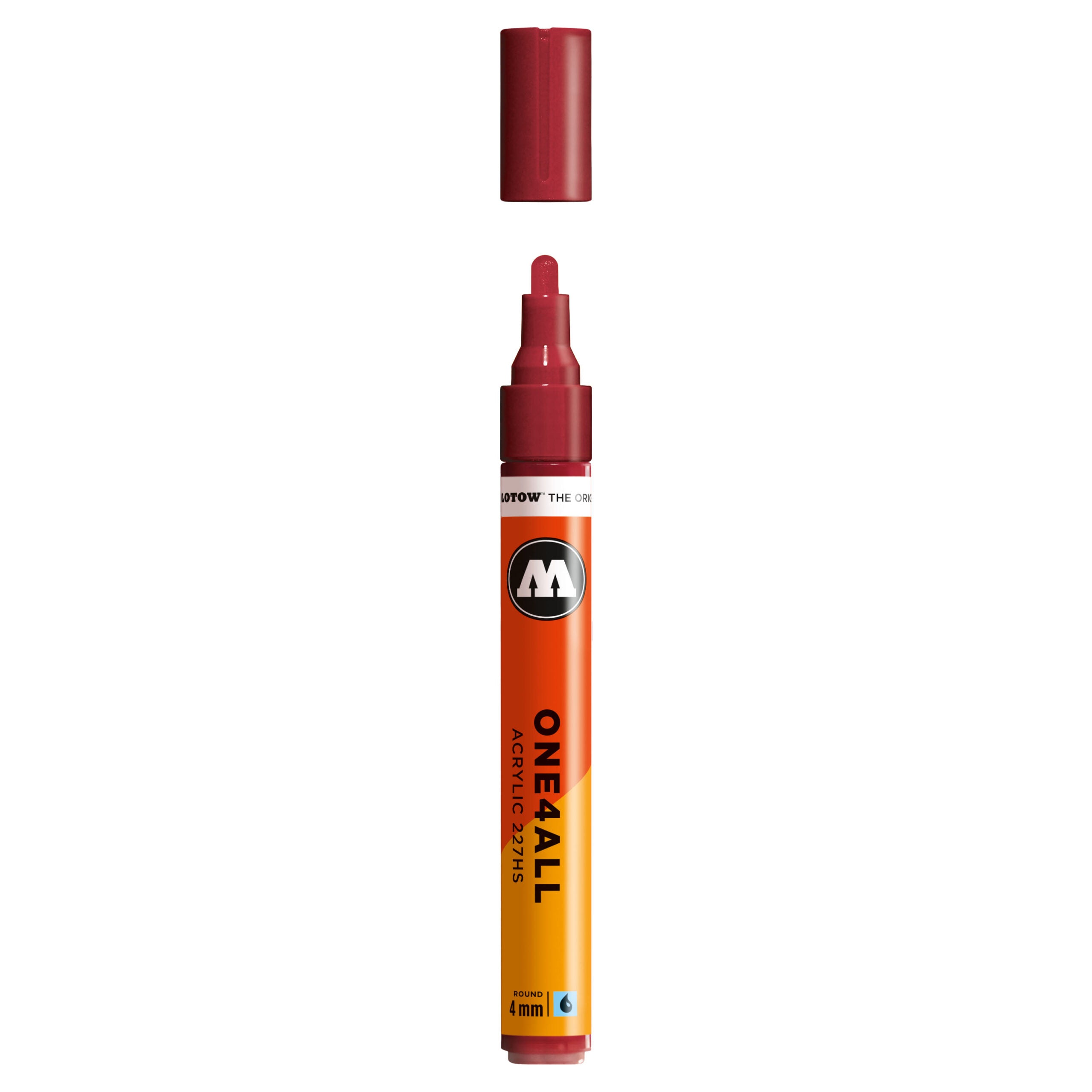 Molotow ONE4ALL 227HS Acrylic Marker (4mm) - Burgundy image