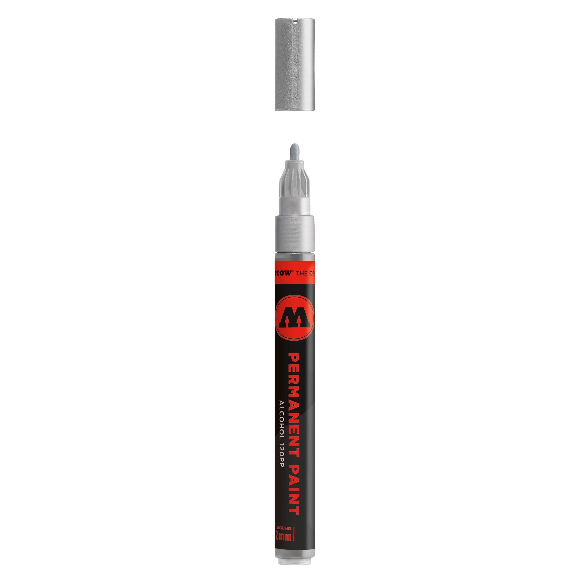 Molotow Permanent Paint 120PP Alcohol Marker (2mm) - Metallic Chrome image
