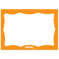 Wavy Border Stickers Orange (50 pcs.) image 0