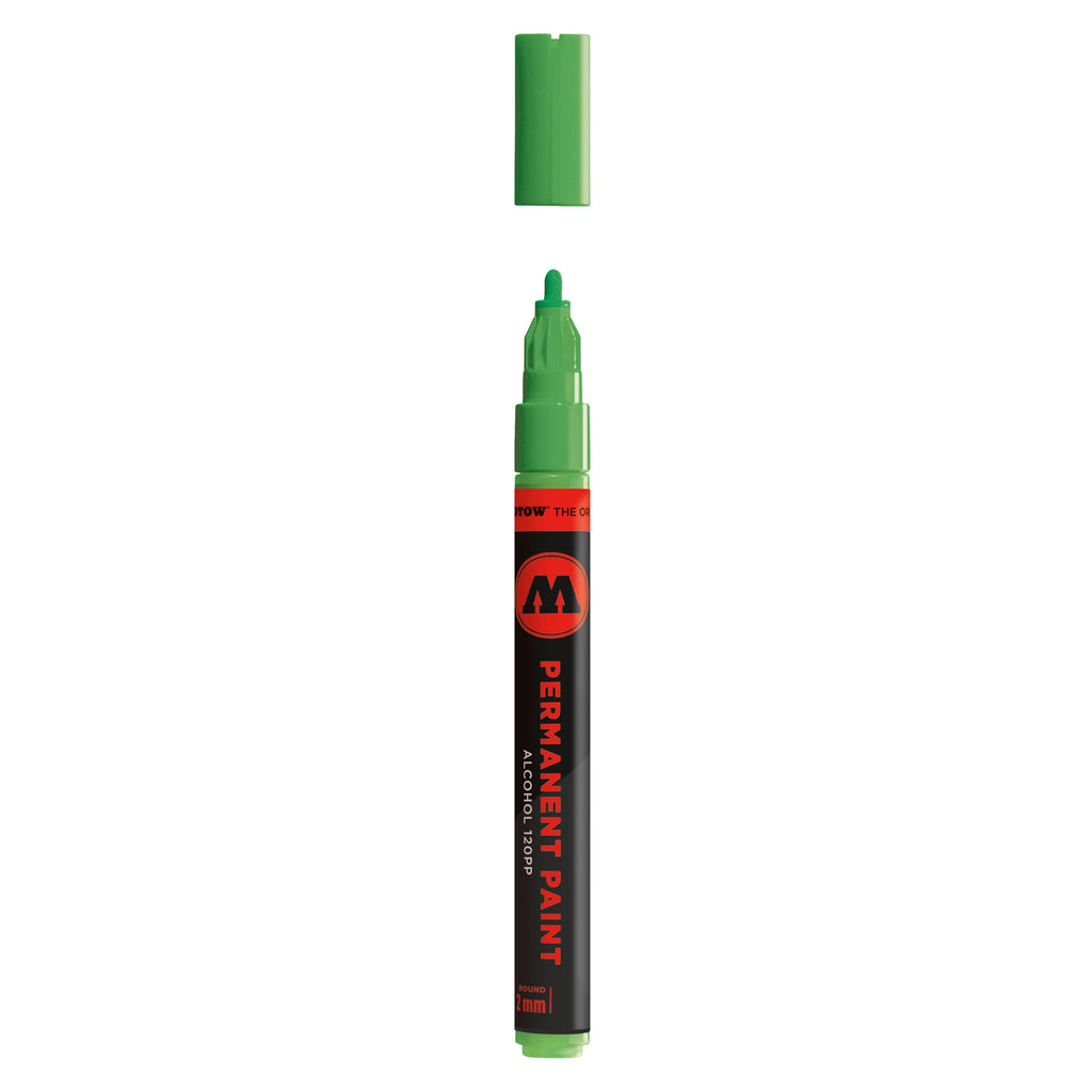 Molotow Permanent Paint 120PP Alcohol Marker (2mm) - Cream Green image