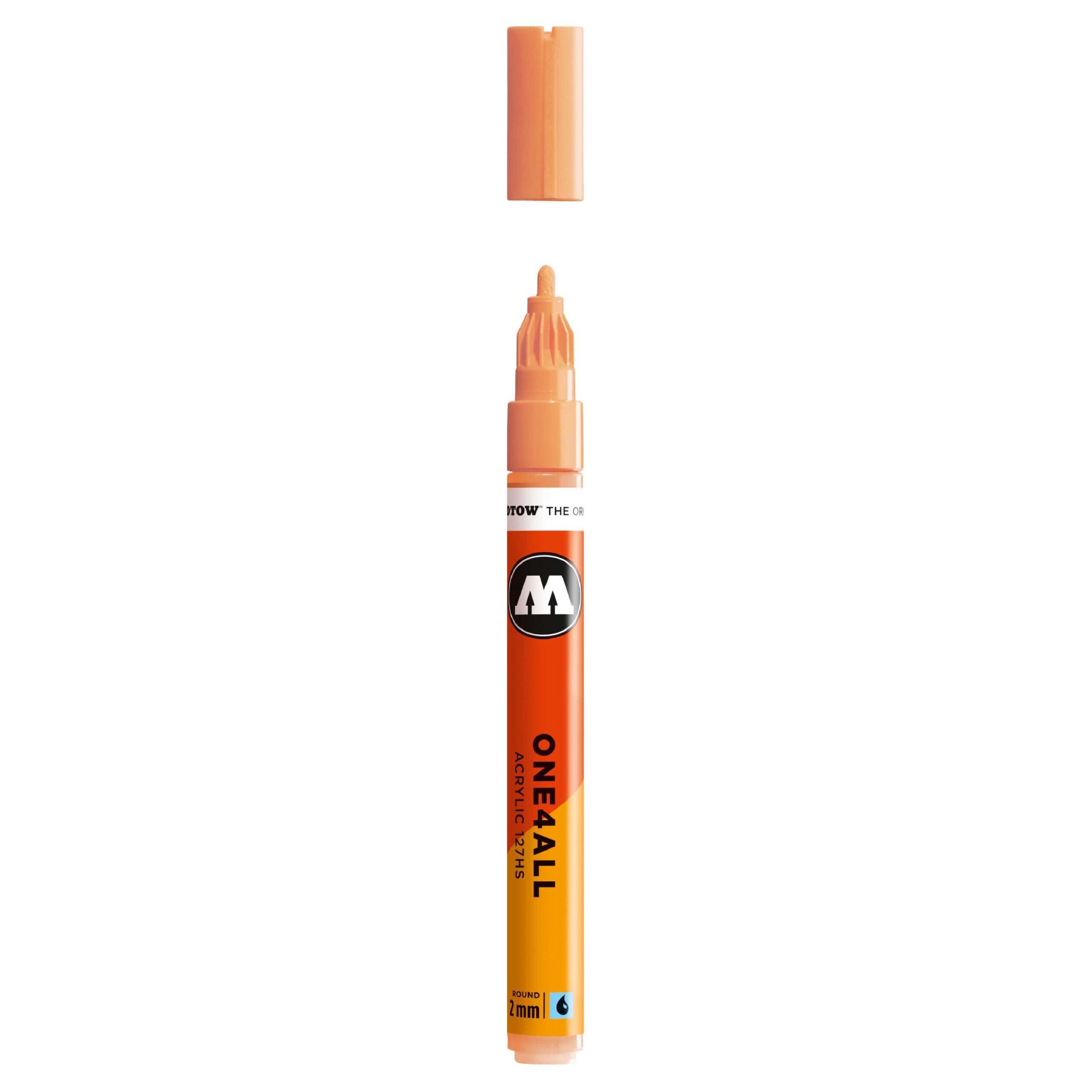 Molotow ONE4ALL 127HS Acrylic Marker (2mm) - Peach Pastel image