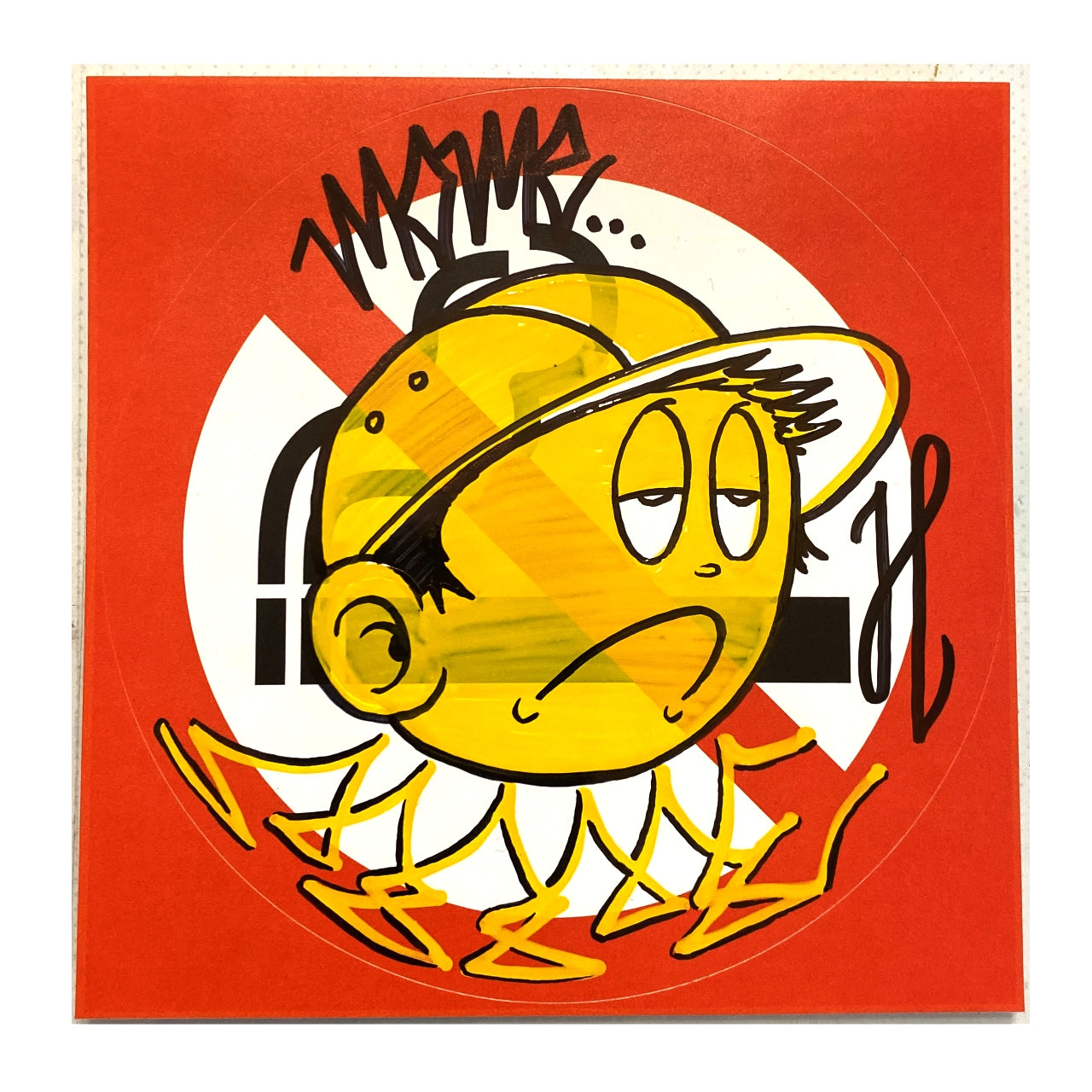 No Smoking Vinyl Stickers (5 pcs.) image 1