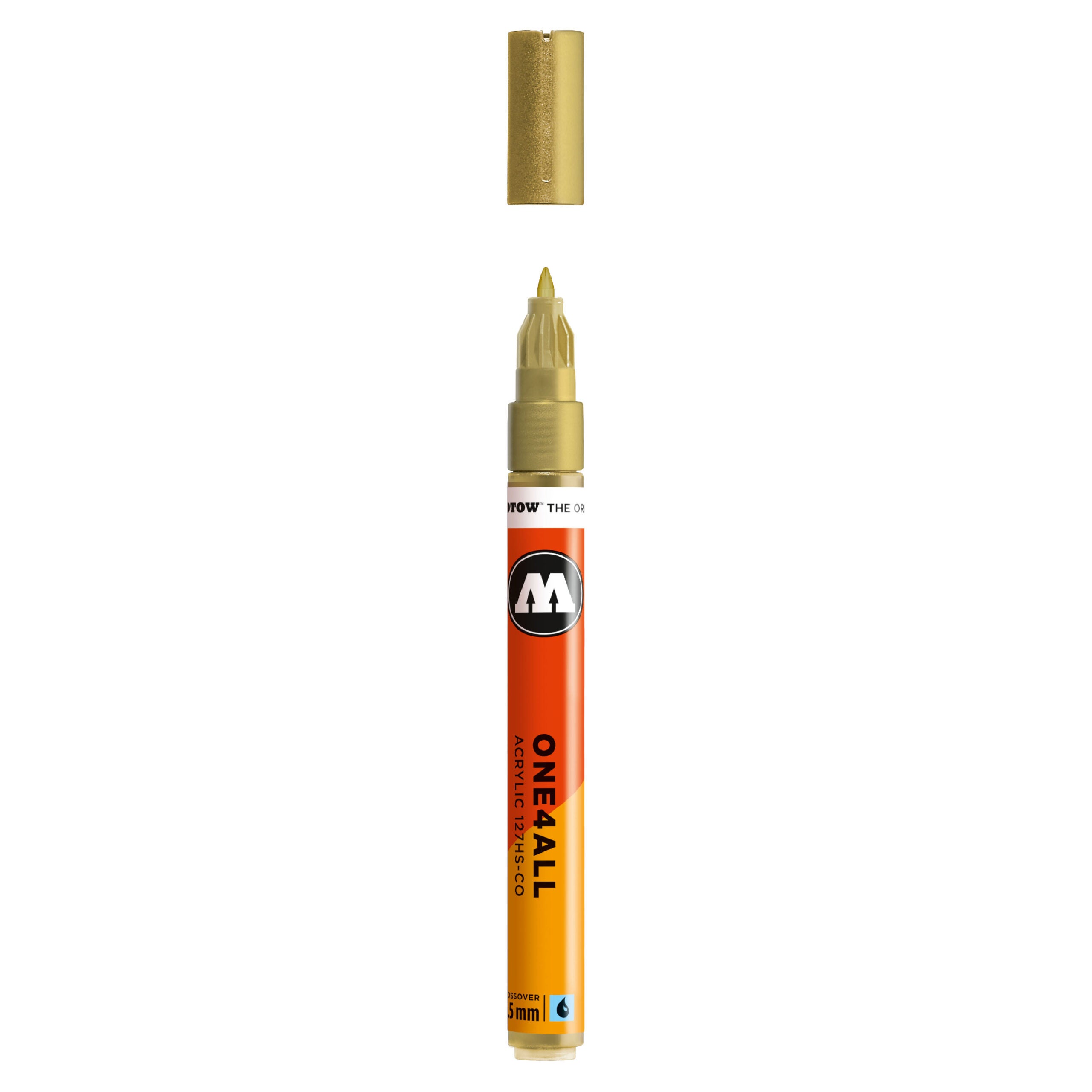 Molotow ONE4ALL 127HS-CO Acrylic Marker (1,5mm) - Gold image