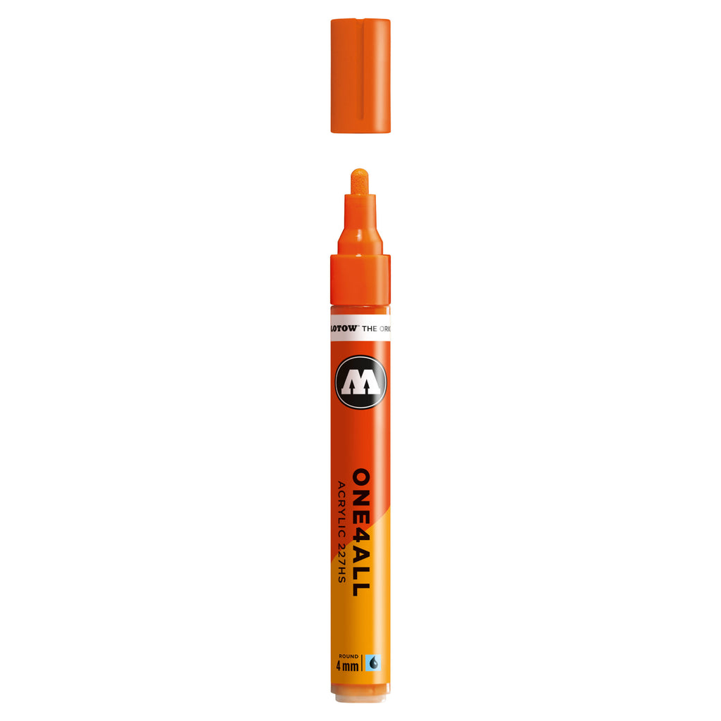 Molotow ONE4ALL 227HS Acrylic Marker (4mm) - Dare Orange image