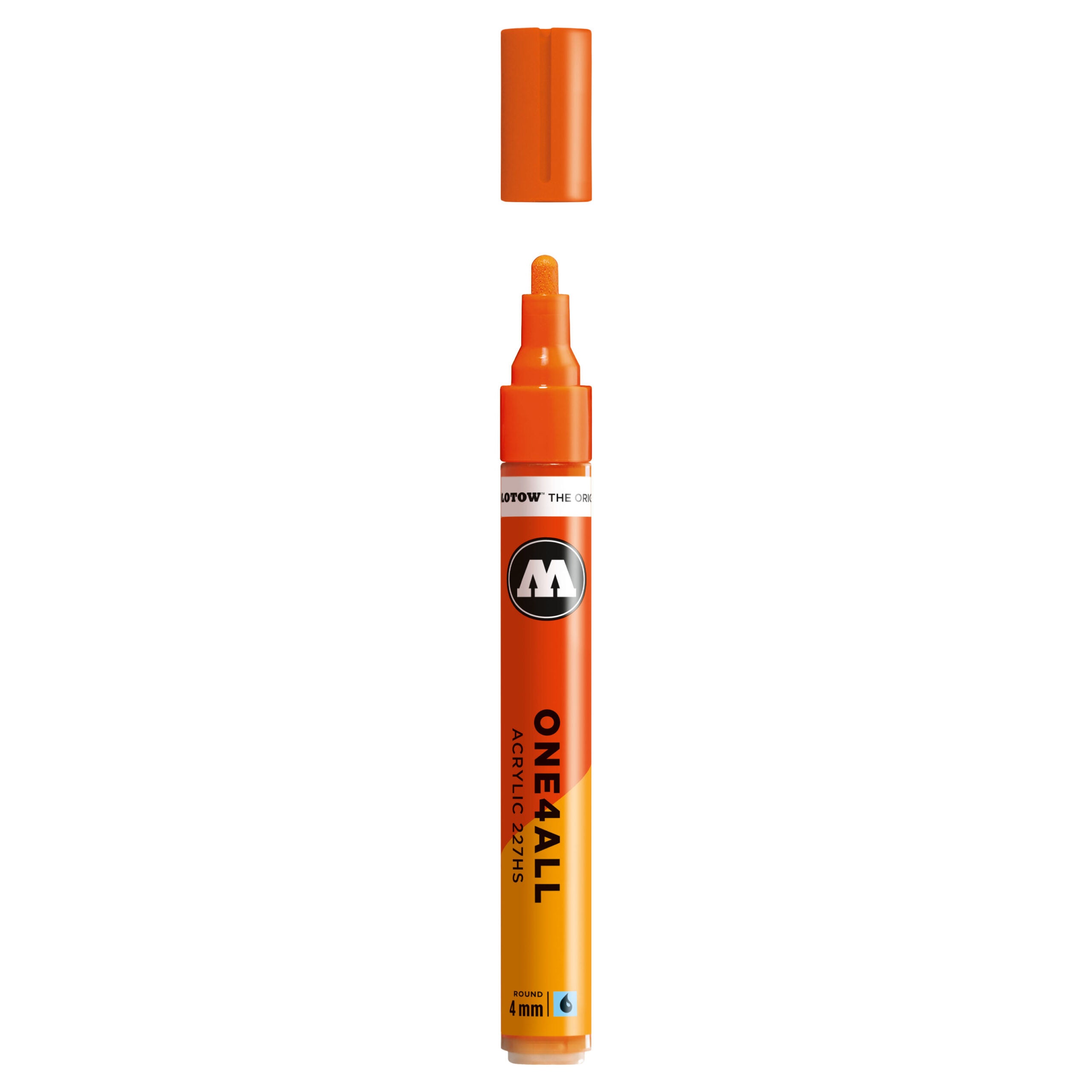 Molotow ONE4ALL 227HS Acrylic Marker (4mm) - Dare Orange image