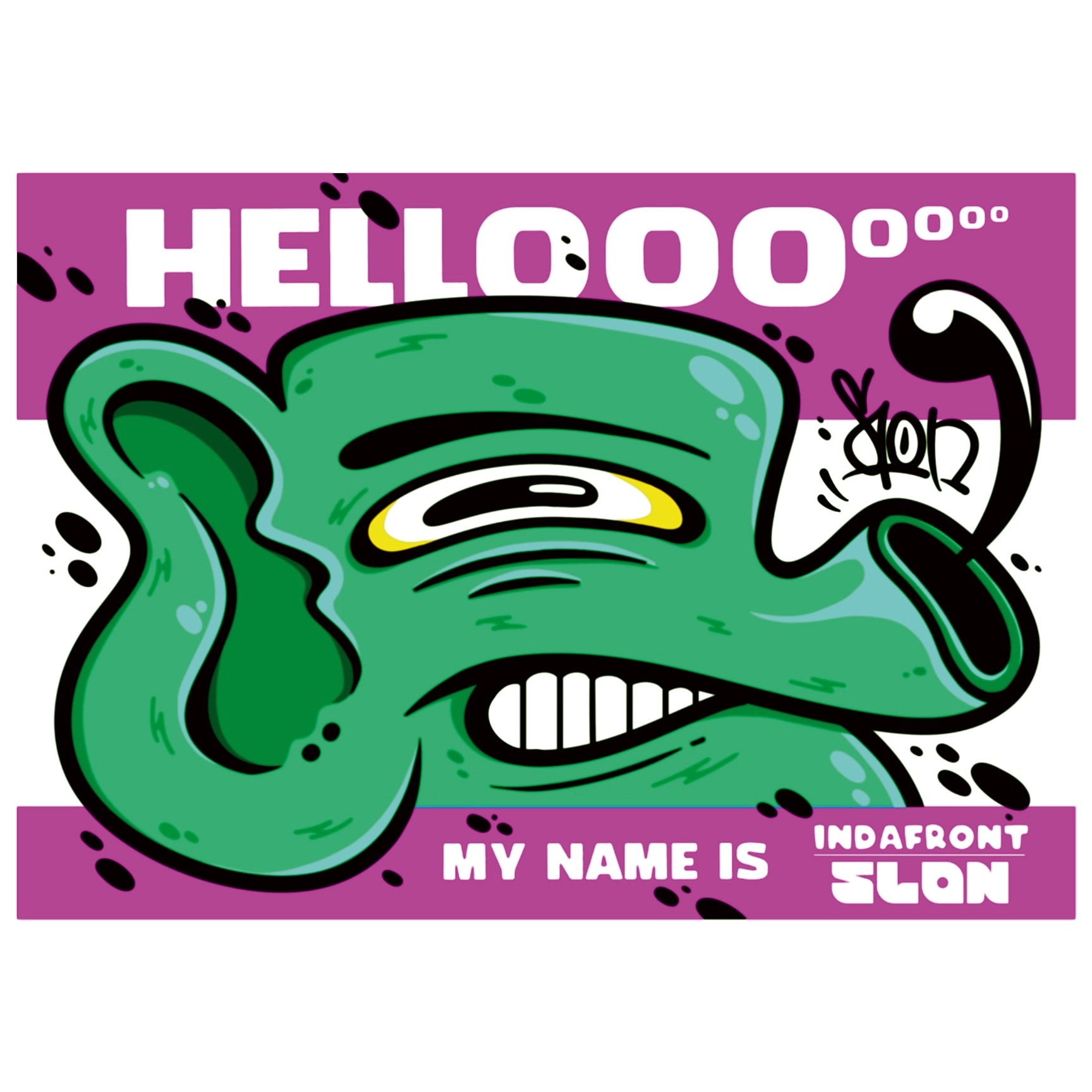 Hellooo Slon Vinyl Stickers - Limited Edition (10 pcs.) image 0