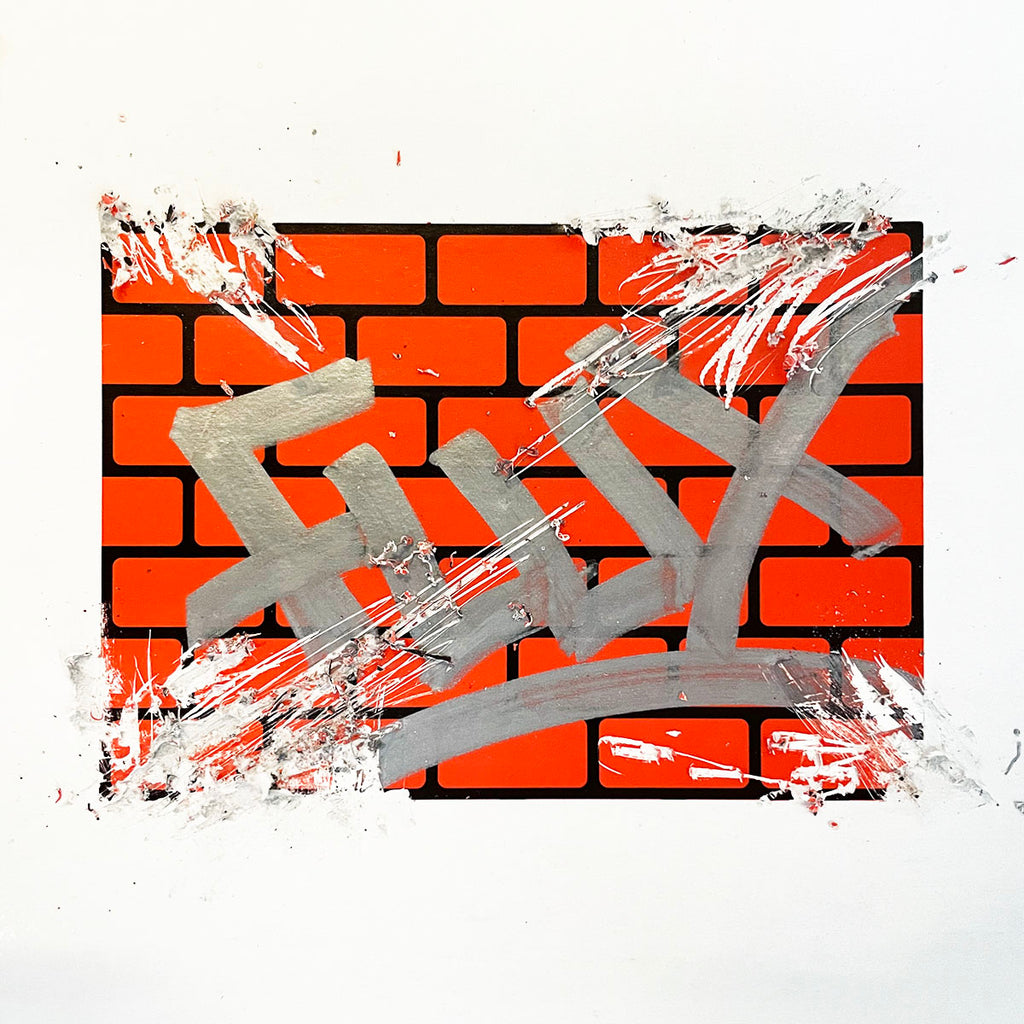FLUX Egg Shell Stickers Bricks Orange (50 pcs.) image 1