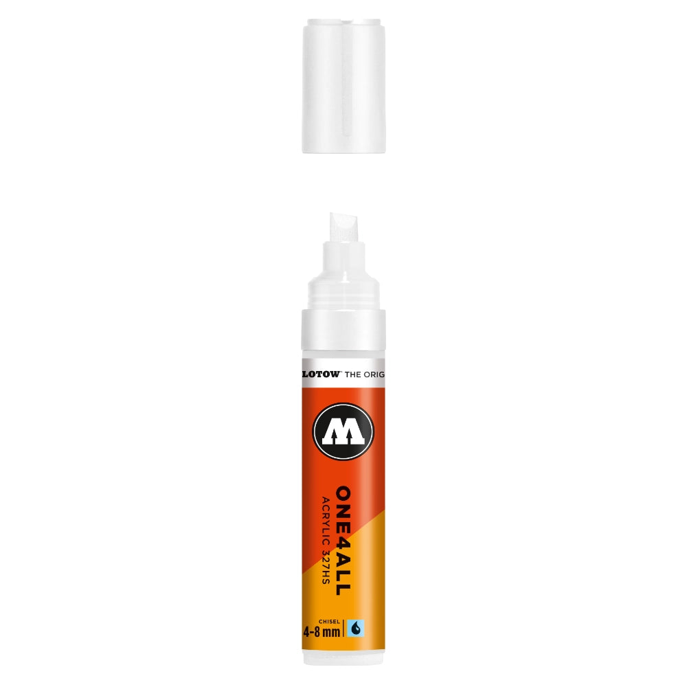Molotow ONE4ALL 327HS Acrylic Marker (4-8mm) - Signal White image