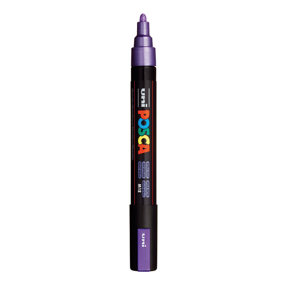Posca PC-5M Acrylic Marker (Medium) - Metallic Violet image