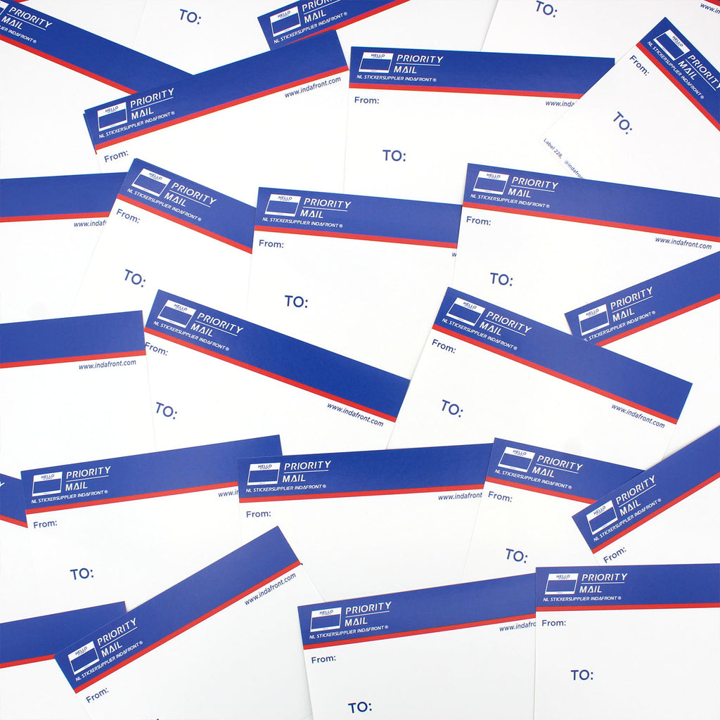 Priority Mail Blue Top Stickers (50 pcs.) image 4