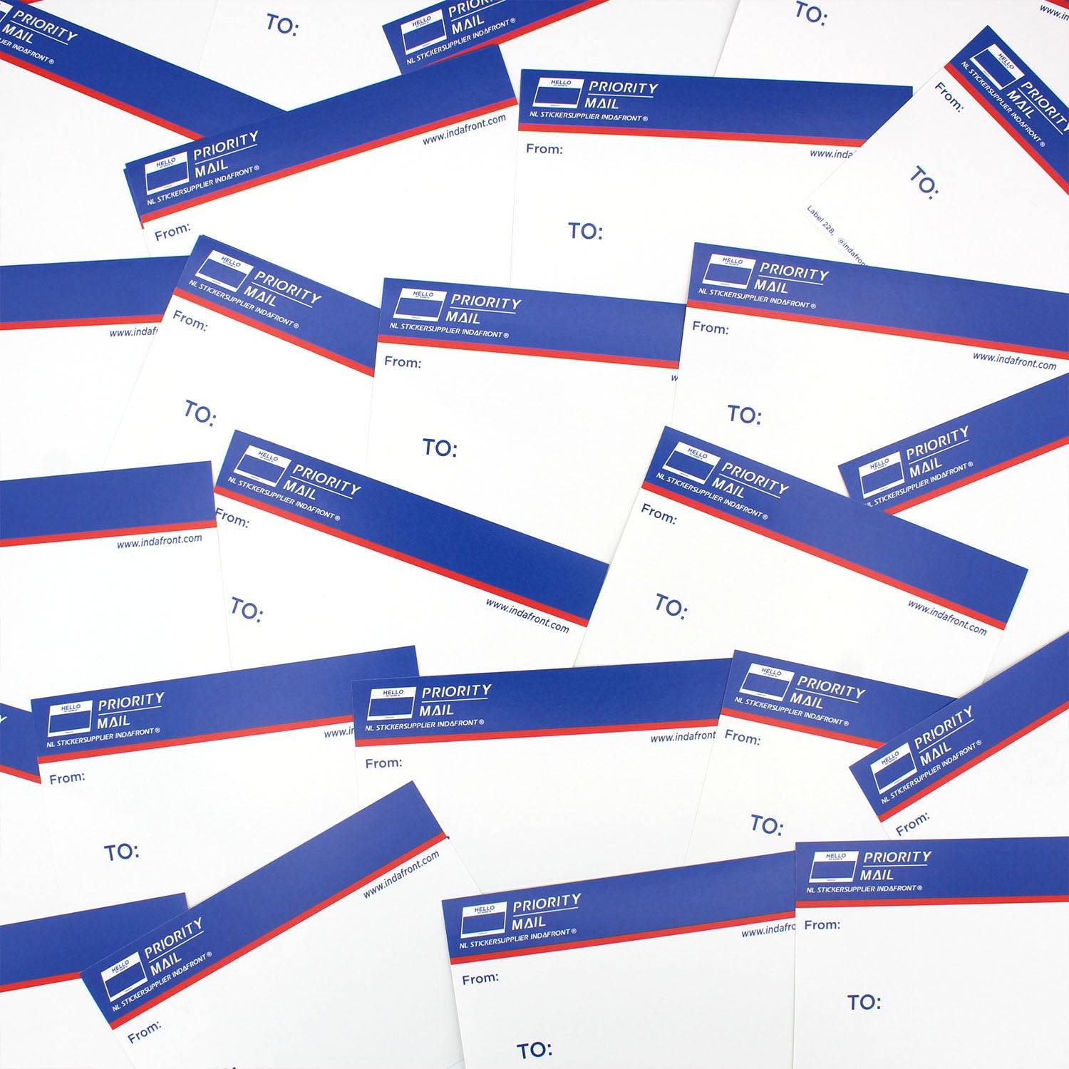 Priority Mail Blue Top Stickers (50 pcs.) image 4