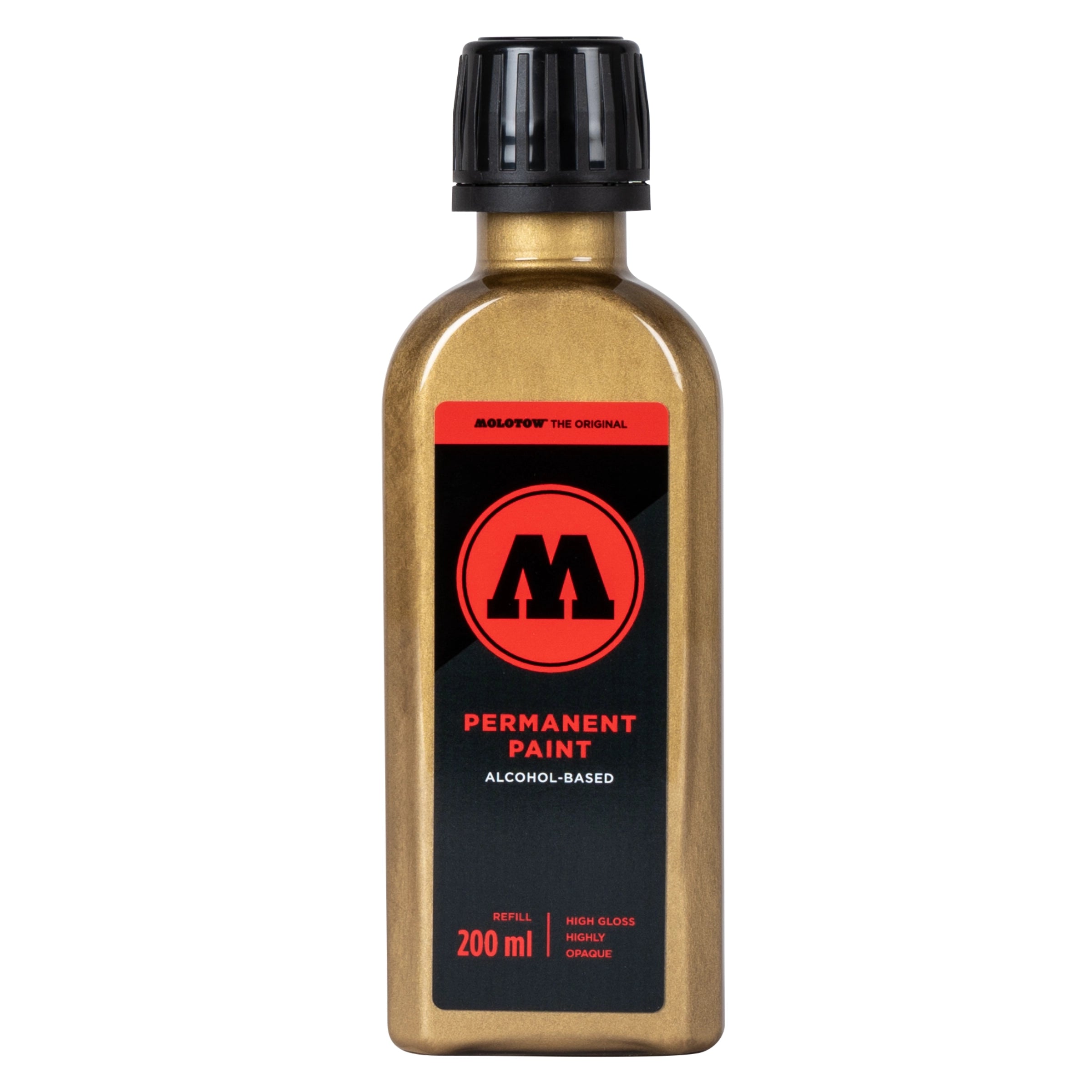Molotow Permanent Paint Refill Ink (200ml) - Metallic Gold image
