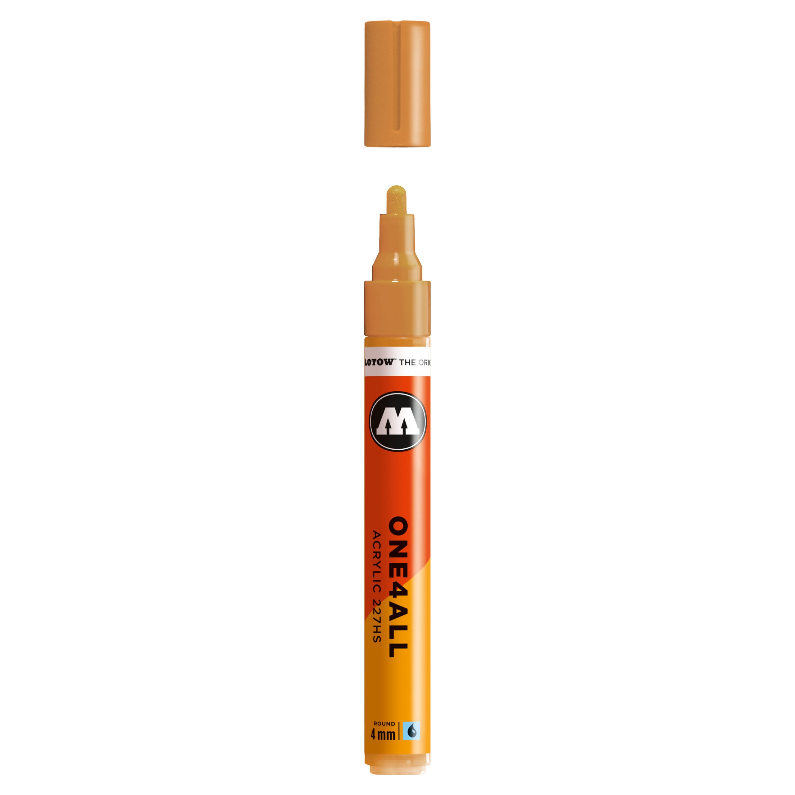 Molotow ONE4ALL 227HS Acrylic Marker (4mm) - Ocher Brown Light image
