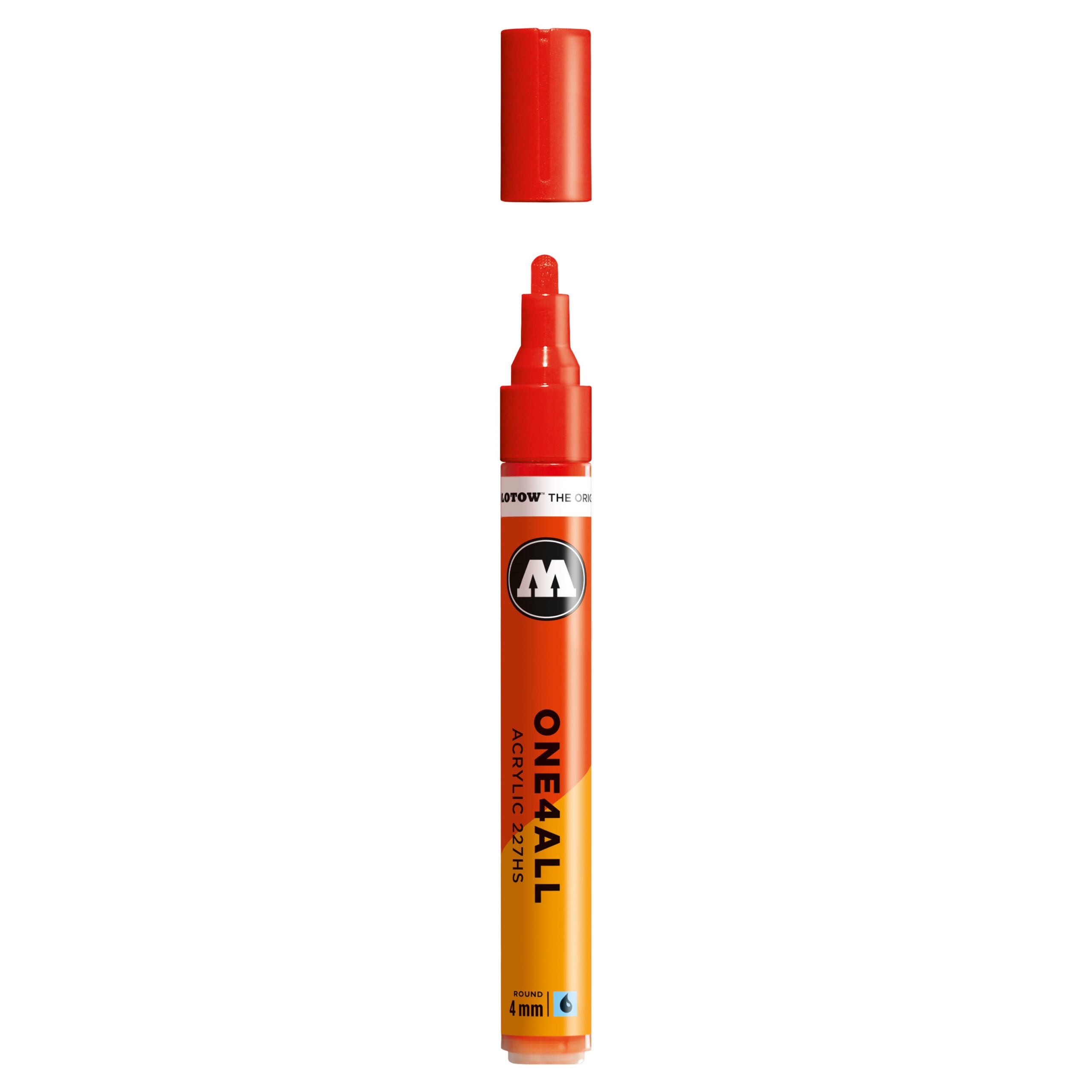 Molotow ONE4ALL 227HS Acrylic Marker (4mm) - Traffic Red image