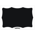 Wavy Border Stickers Black Inverted (50 pcs.) image 0