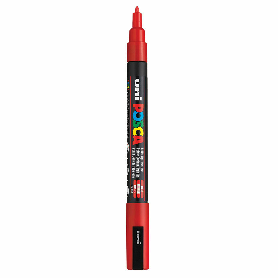 Posca PC-3M Acrylic Marker (Fine) - Red image