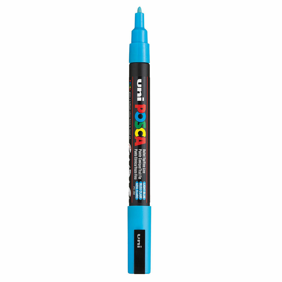 Posca PC-3M Acrylic Marker (Fine) - Light Blue image