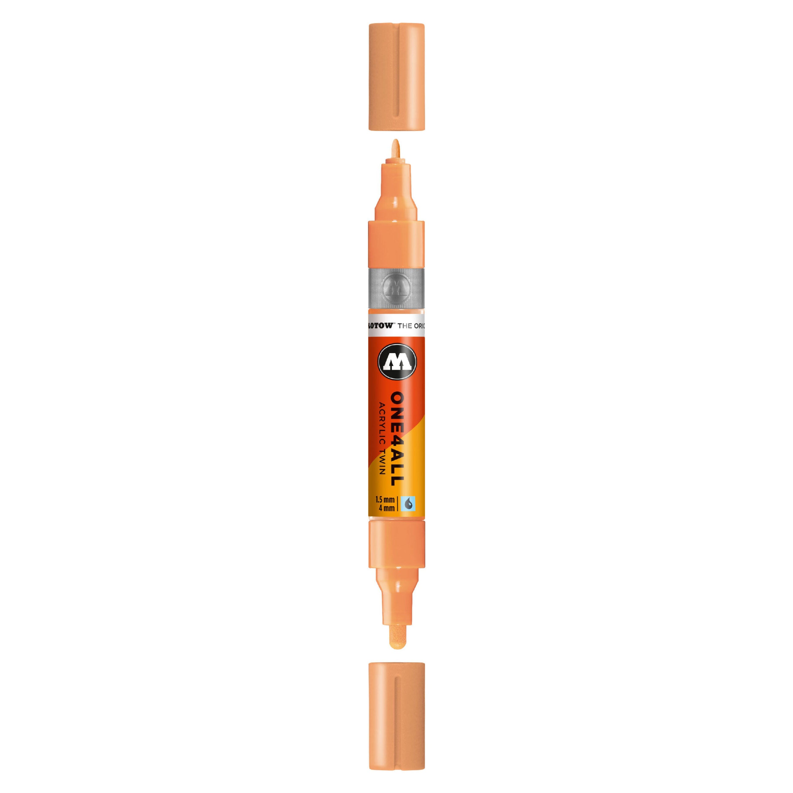 Molotow ONE4ALL Acrylic TWIN Marker (1.5-4mm) - Peach Pastel image