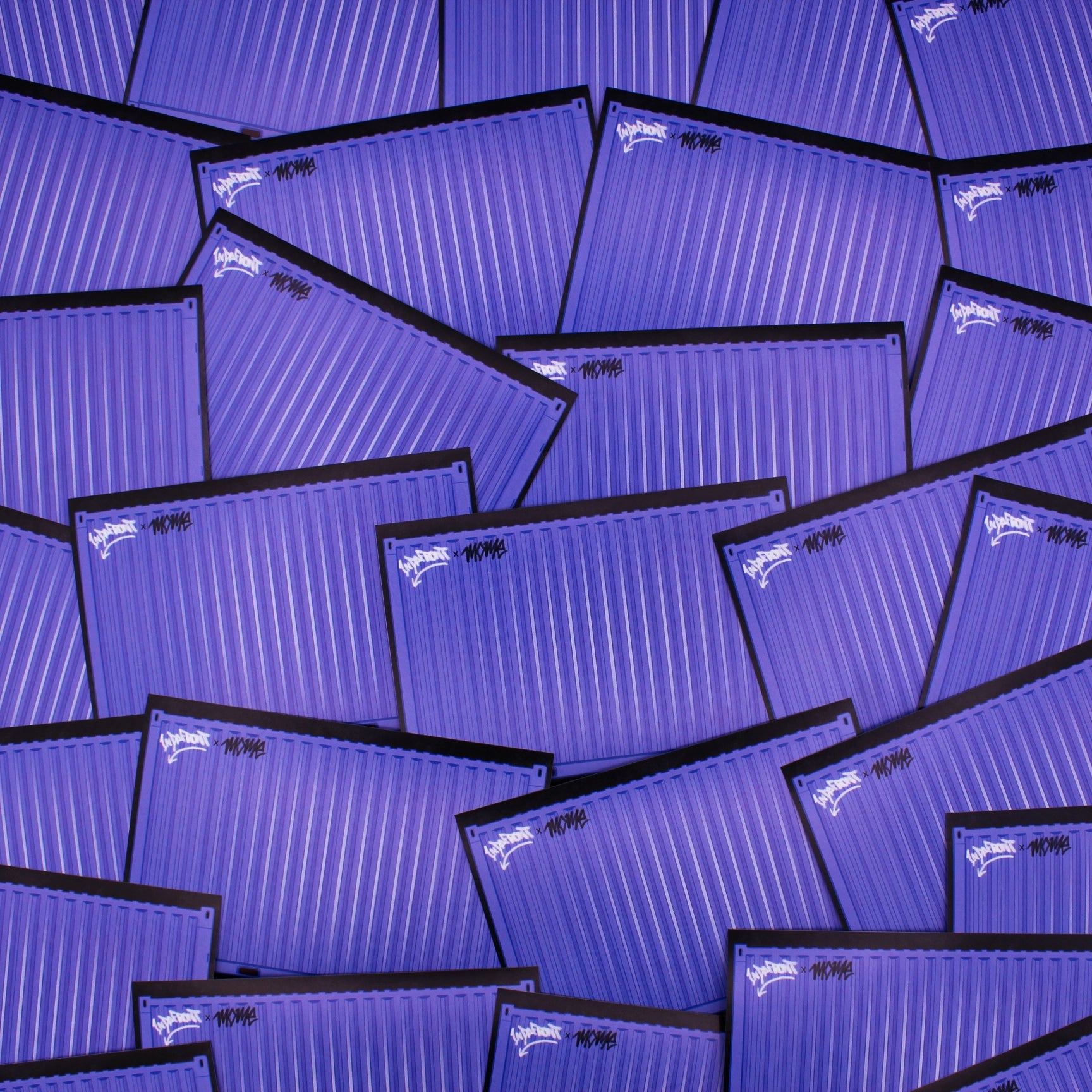 Container Stickers Purple (50 pcs.) image 4
