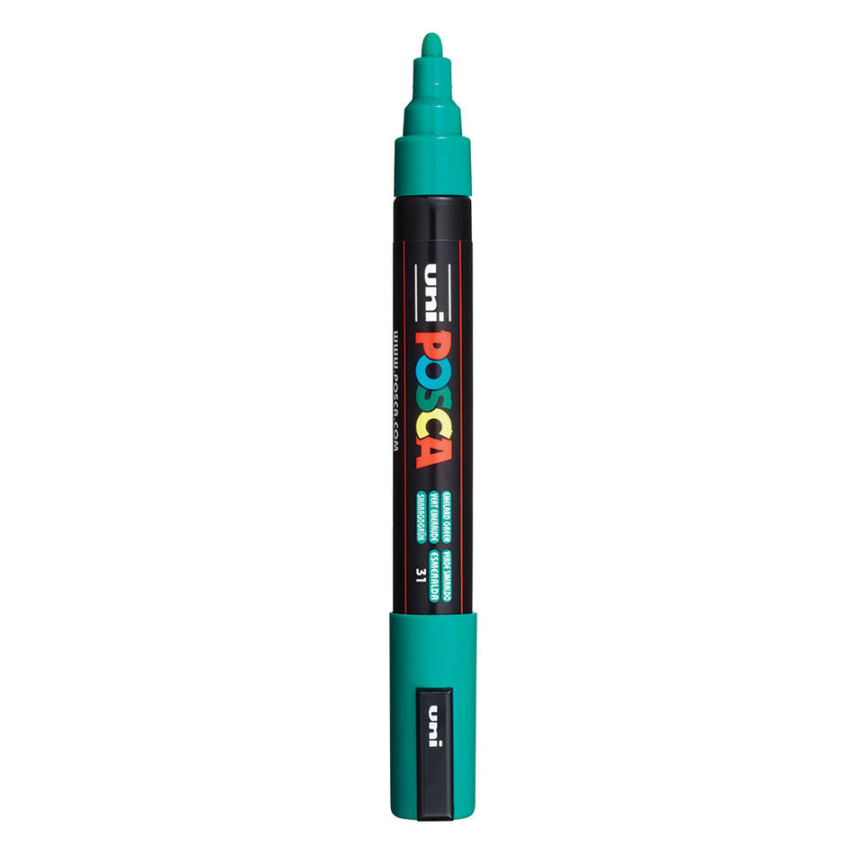 Posca PC-5M Acrylic Marker (Medium) - Emerald Green image
