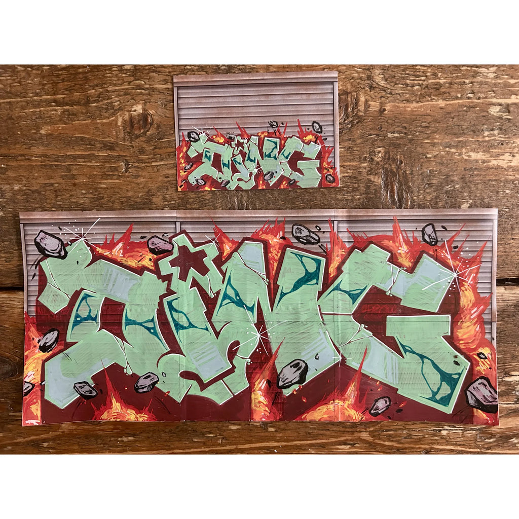 Roller Door Graffiti Stickers (50 pcs.) image 1