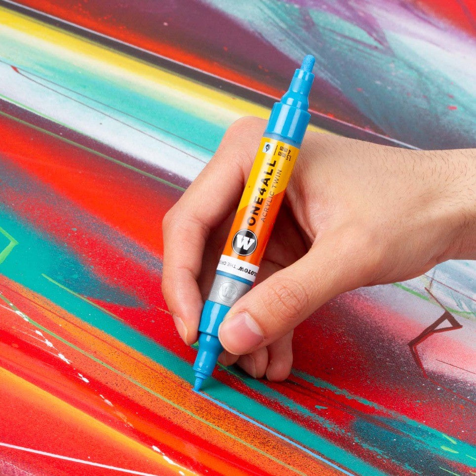 Molotow ONE4ALL Acrylic TWIN Marker (1.5-4mm) image 1