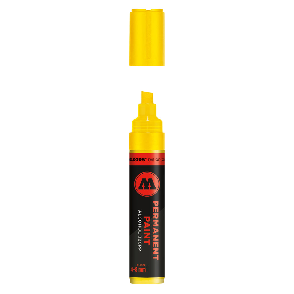 Molotow Permanent Paint 320PP Alcohol Marker (4-8mm) - Zinc Yellow image