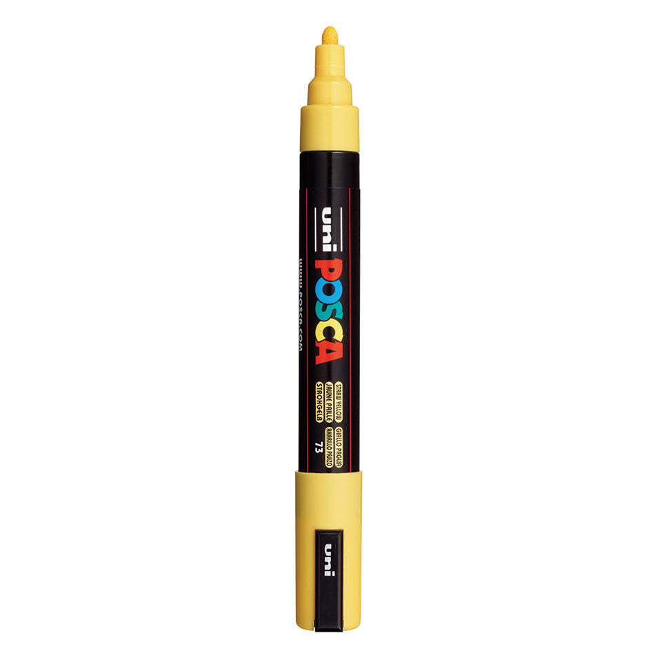 Posca PC-5M Acrylic Marker (Medium) - Straw Yellow image