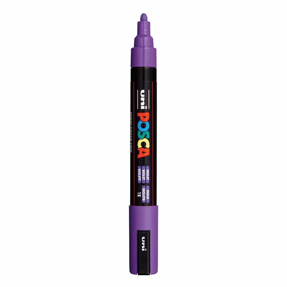 Posca PC-5M Acrylic Marker (Medium) - Violet image