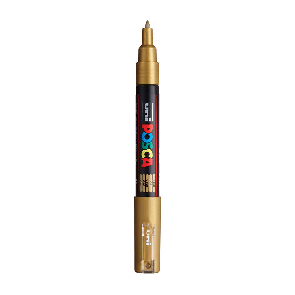 Posca PC-1MC Acrylic Marker (Extra Fine) - Gold image