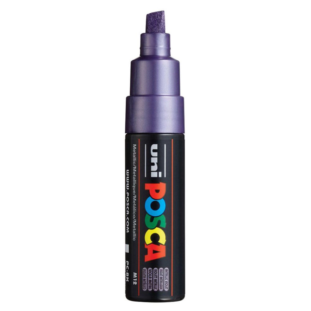 Posca PC-8K Acrylic Marker (8mm) - Metallic Violet image