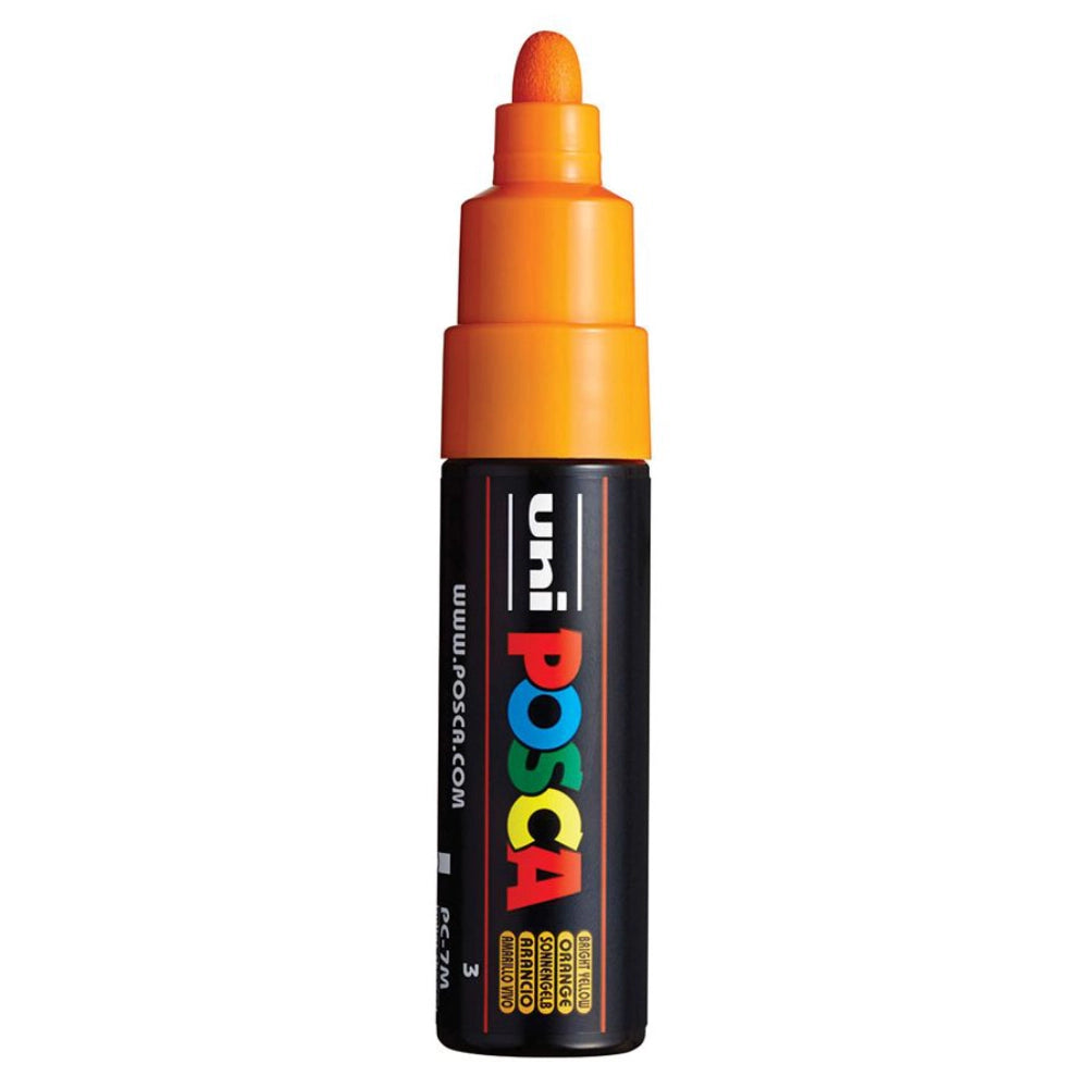 Posca PC-7M Acrylic Marker (5mm) - Bright Yellow image