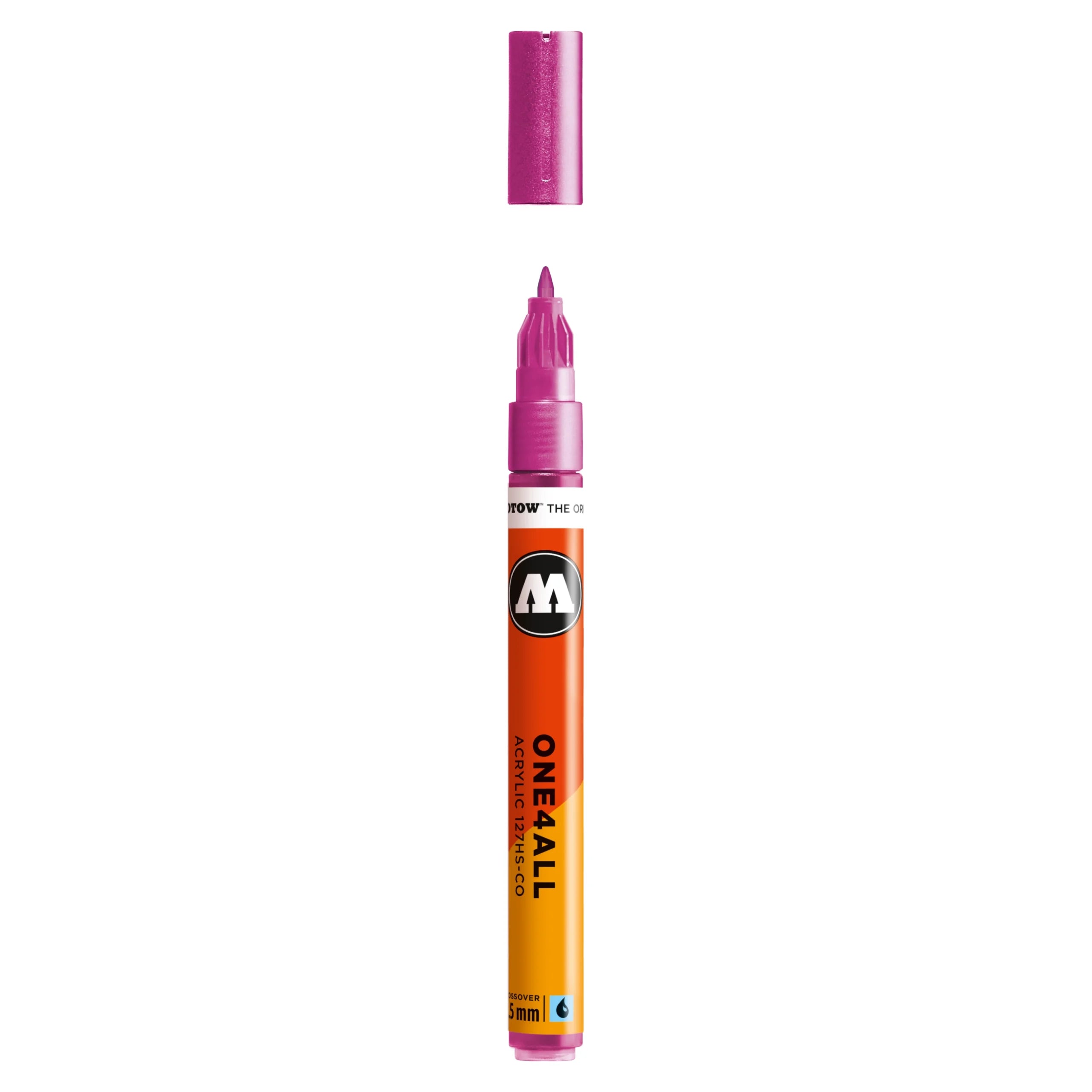 Molotow ONE4ALL 127HS-CO Acrylic Marker (1,5mm) - Metallic Pink image