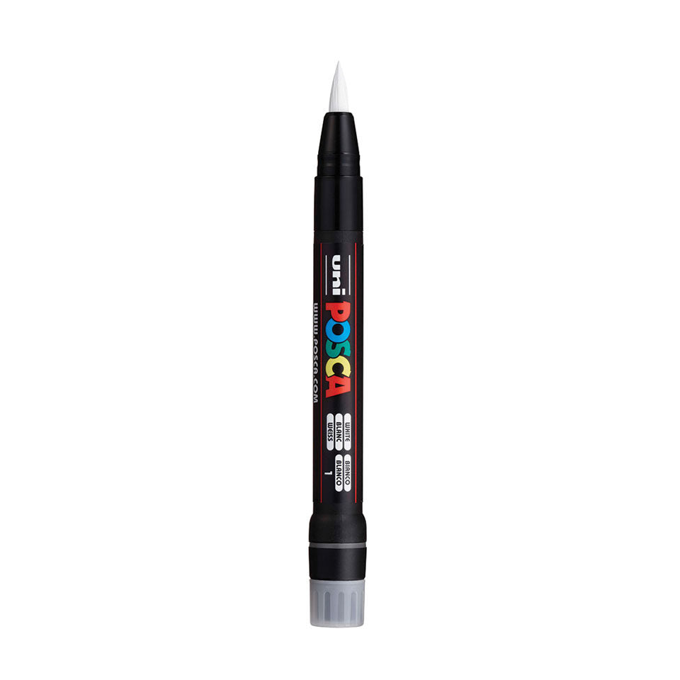 Posca PCF-350 Acrylic Marker (Brush) - White image