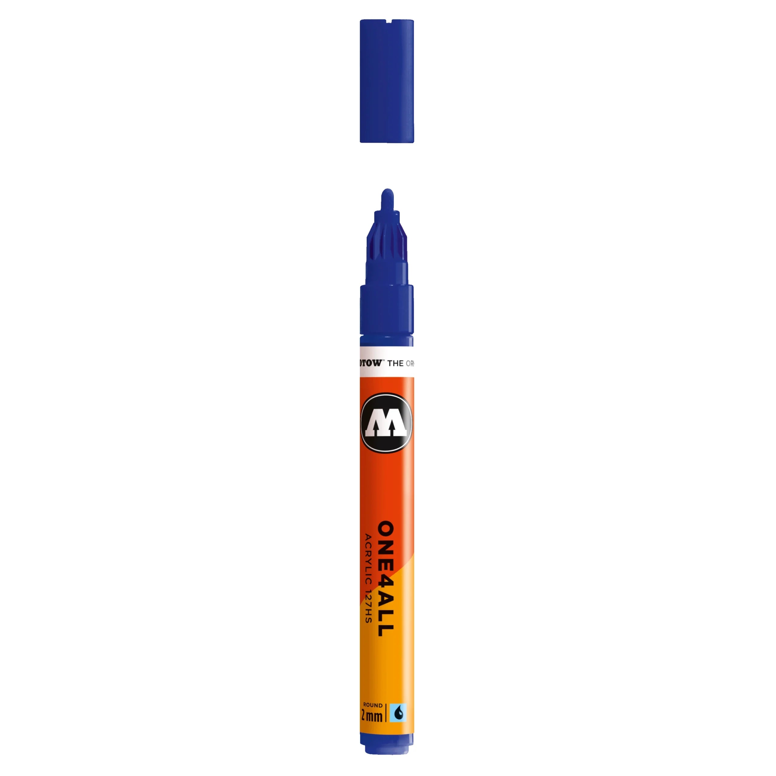 Molotow ONE4ALL 127HS Acrylic Marker (2mm) - Ultramarine Blue image