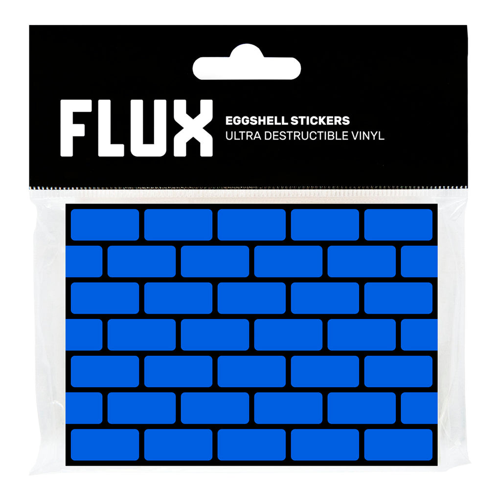 FLUX Egg Shell Stickers Bricks Blue (50 pcs.) image 0