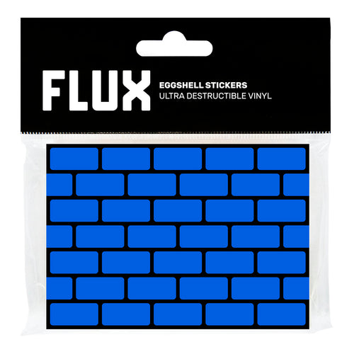 FLUX Egg Shell Stickers Bricks Blue (50 pcs.) image 0