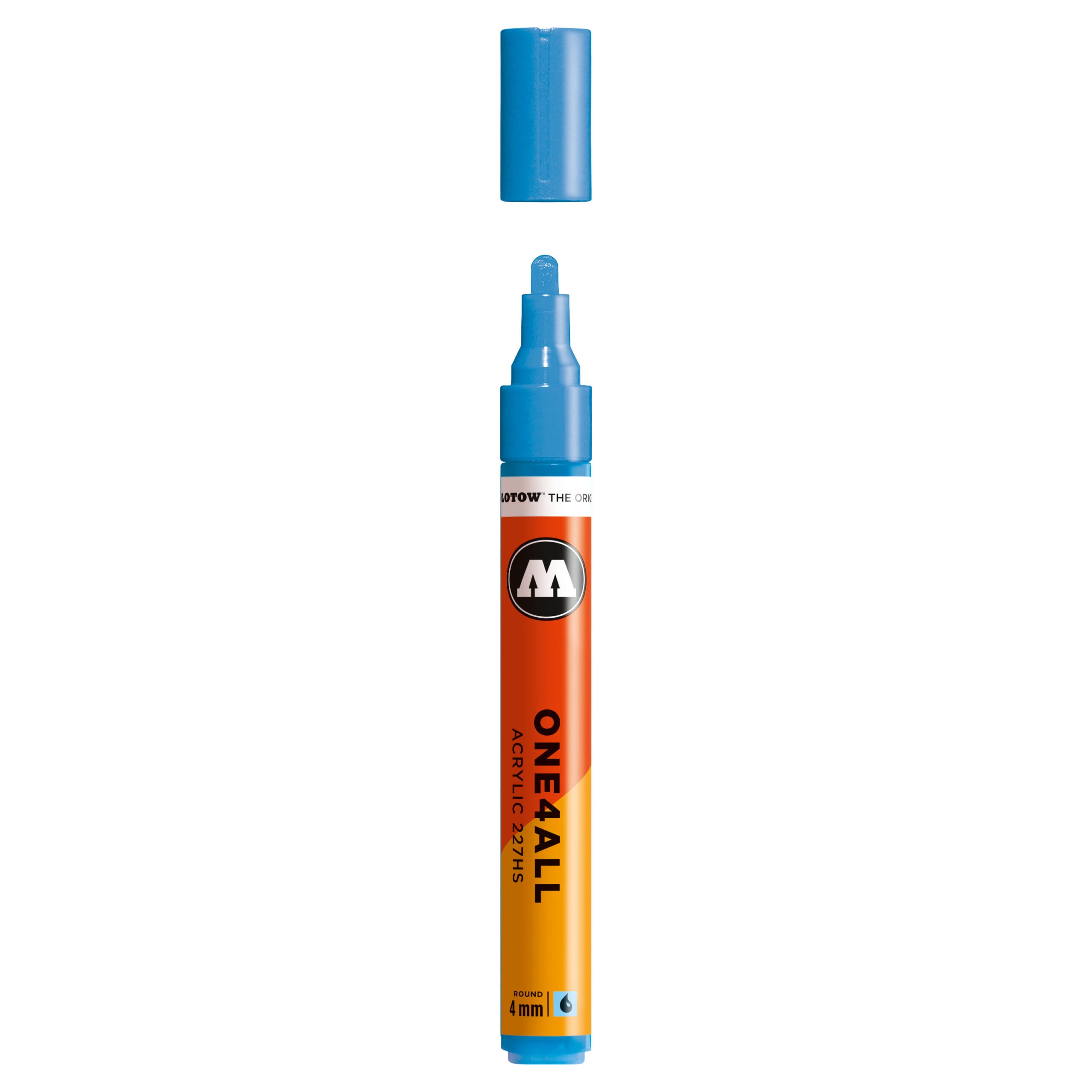Molotow ONE4ALL 227HS Acrylic Marker (4mm) - Shock Blue Middle image