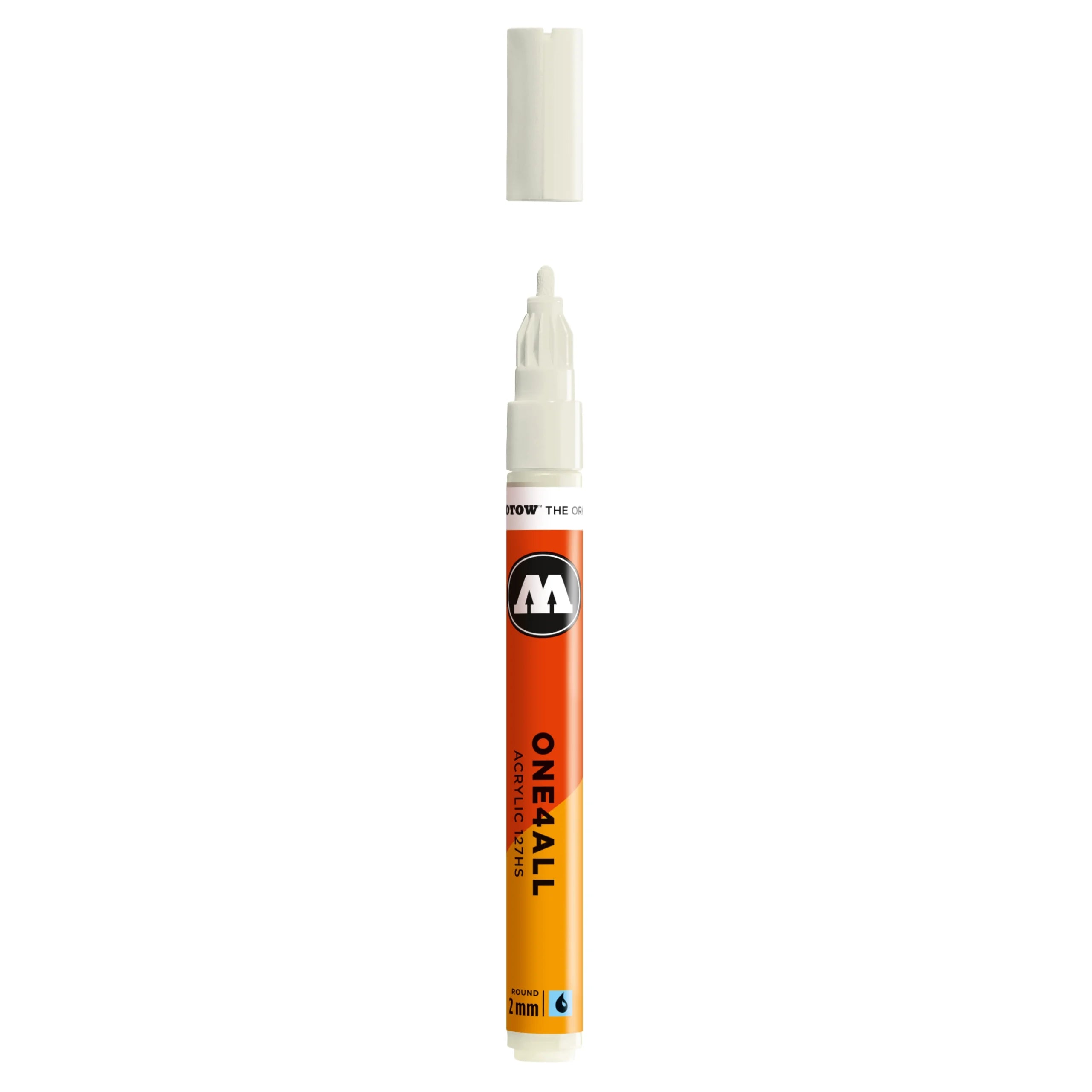 Molotow ONE4ALL 127HS Acrylic Marker (2mm) - Nature White image